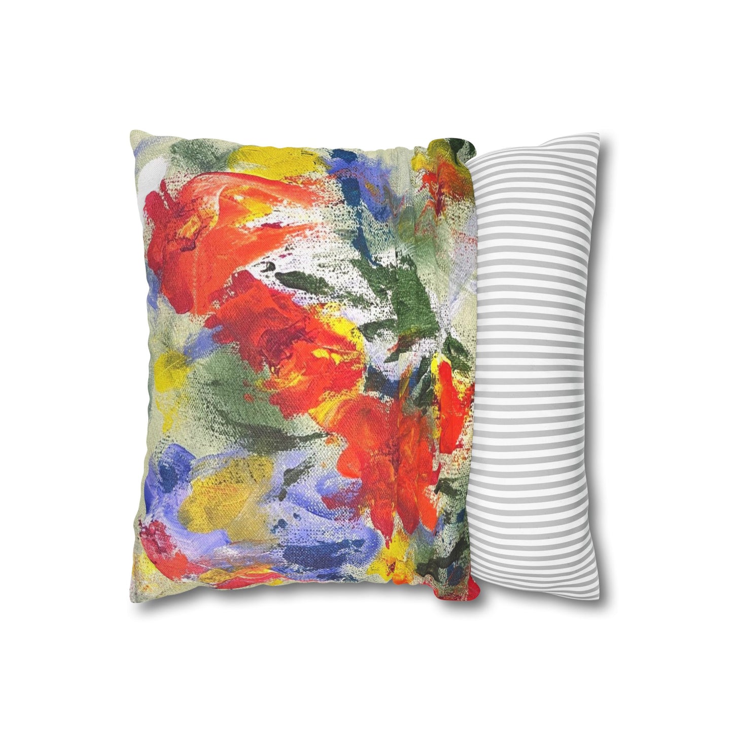Square Pillowcase / Pillow Cover - Through the Garden