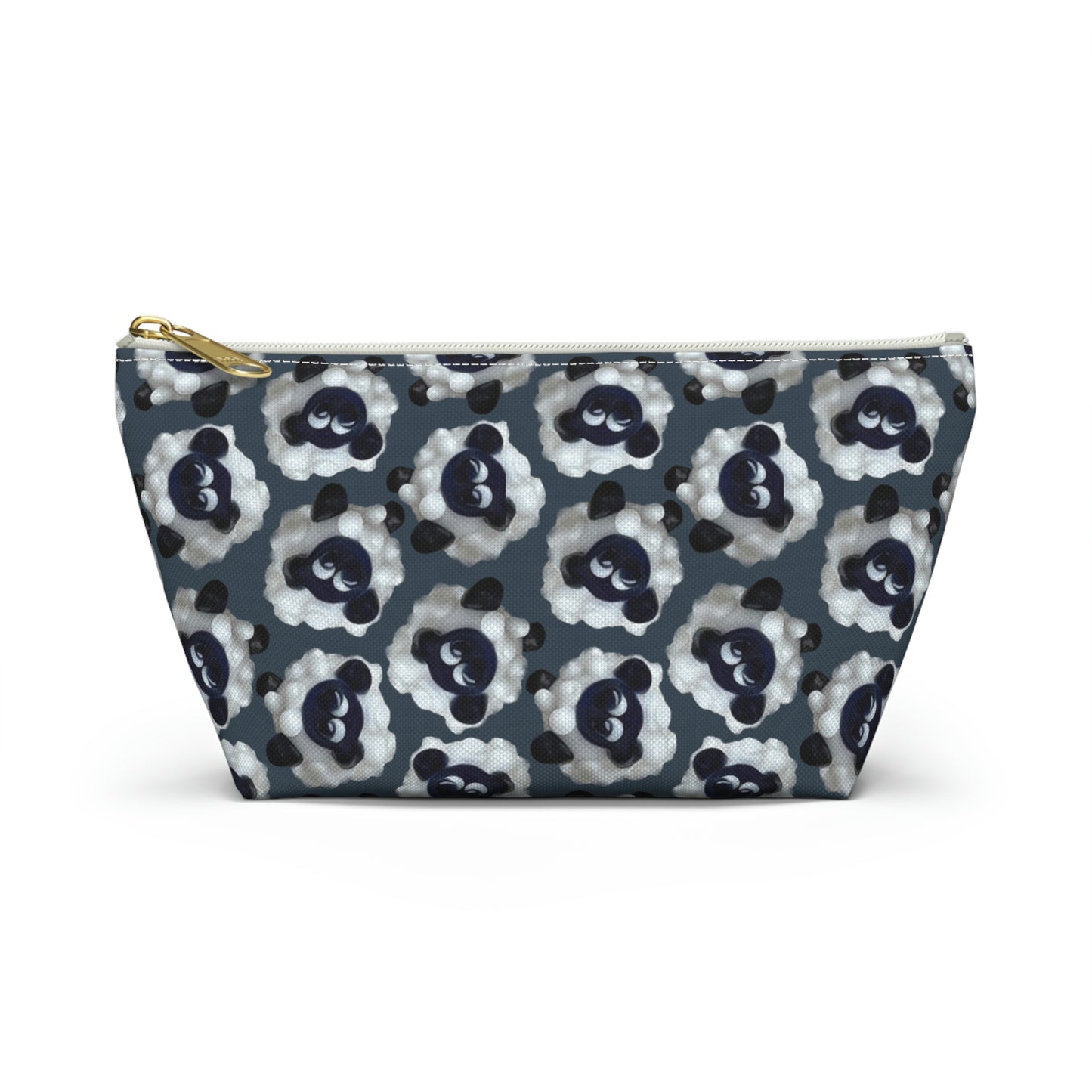 Accessory Pouch Sheep with Dark Blue Gray Background