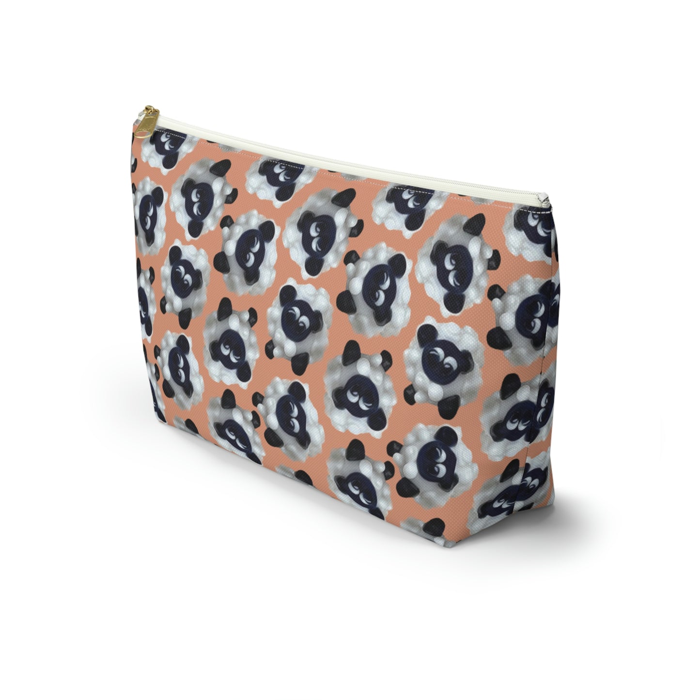 Accessory Pouch Sheep with Apricot Background