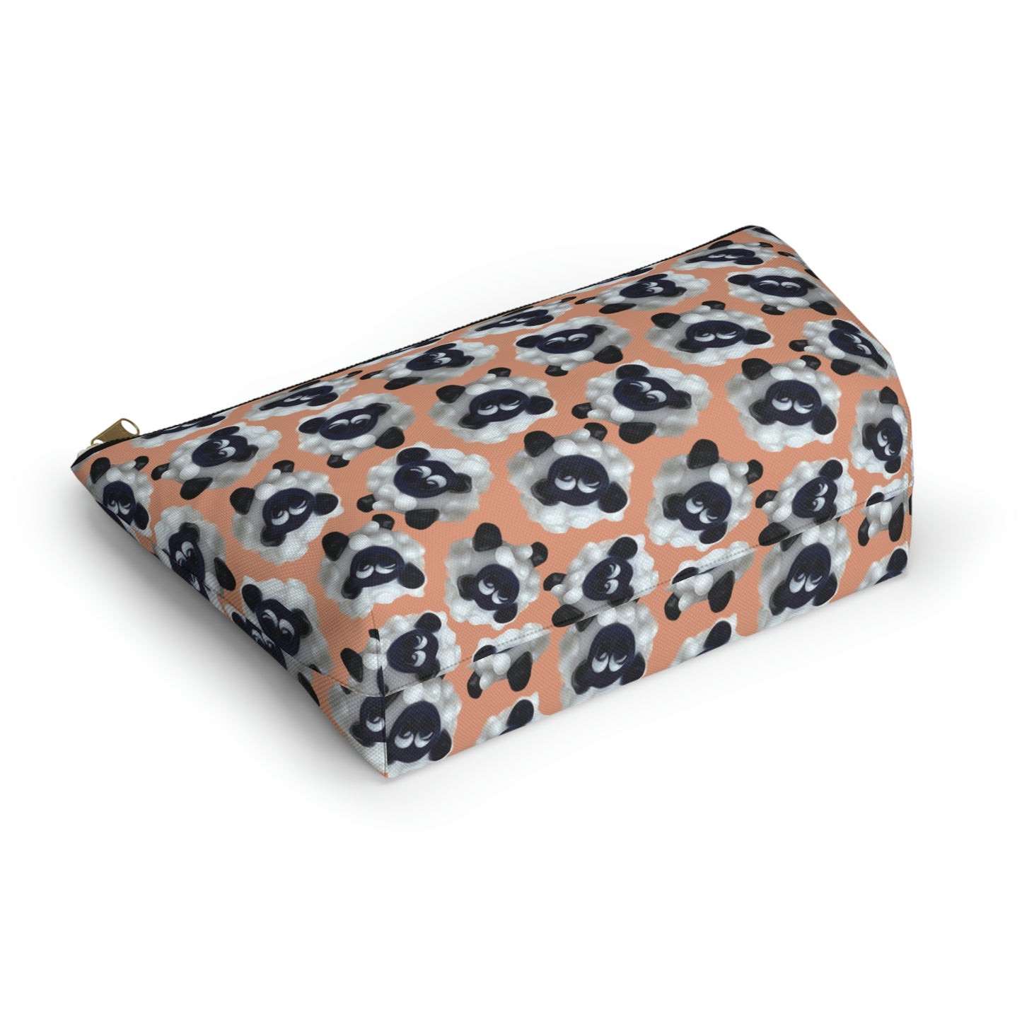 Accessory Pouch Sheep with Apricot Background