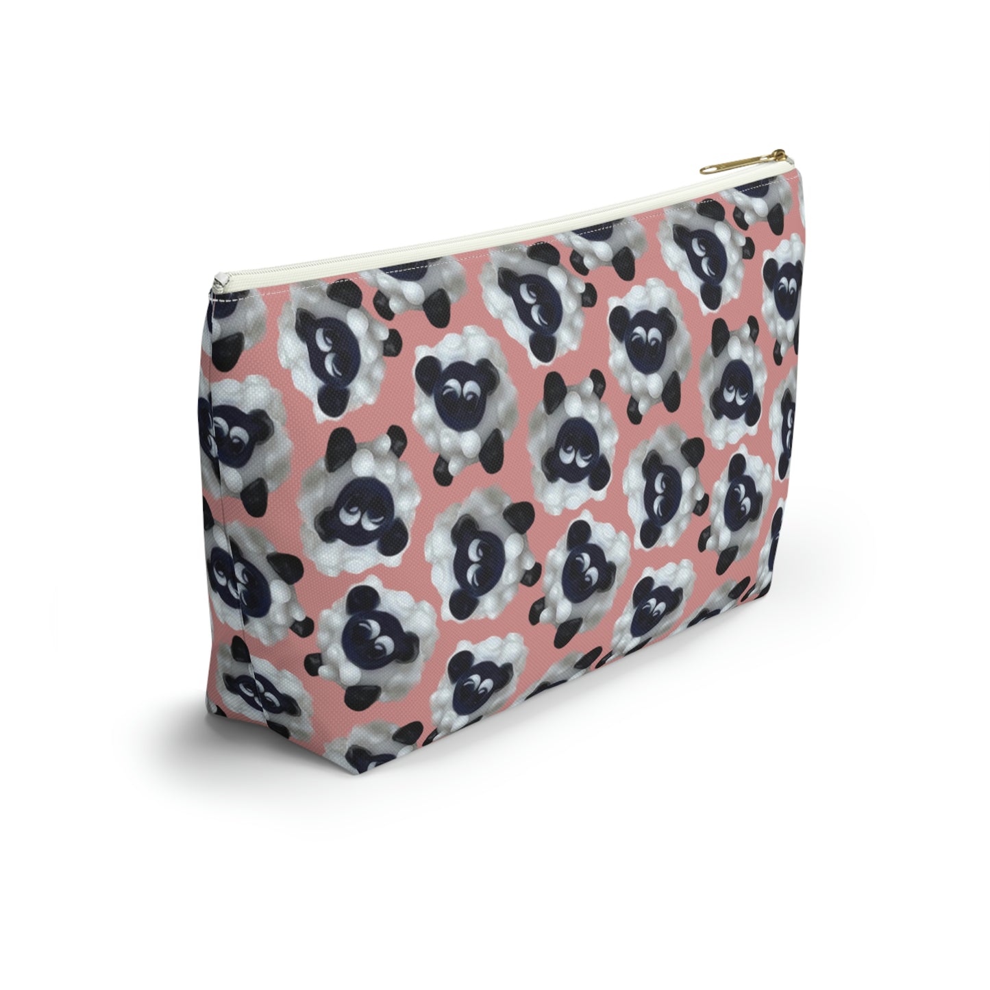 Accessory Pouch Sheep with Pink Background