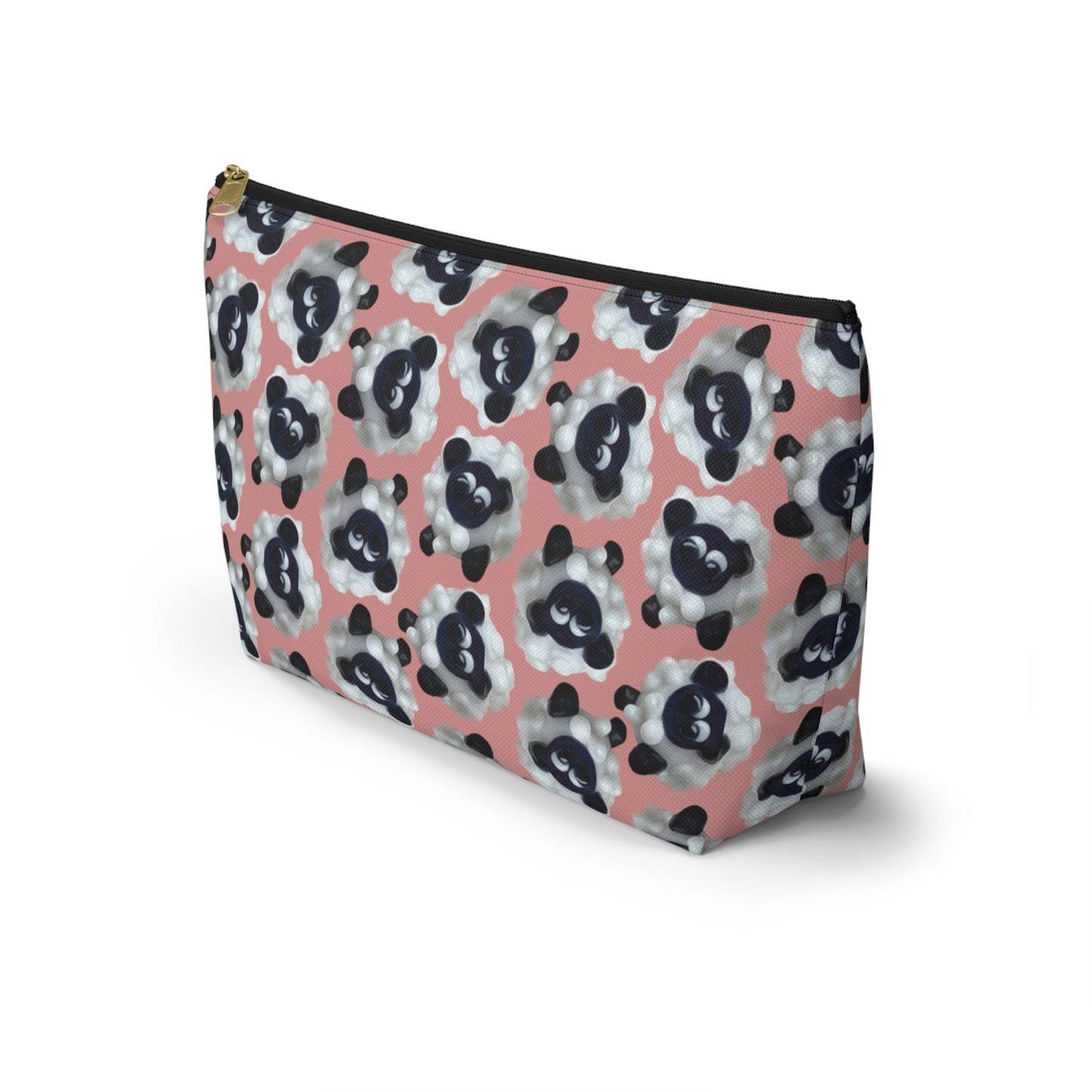 Accessory Pouch Sheep with Pink Background
