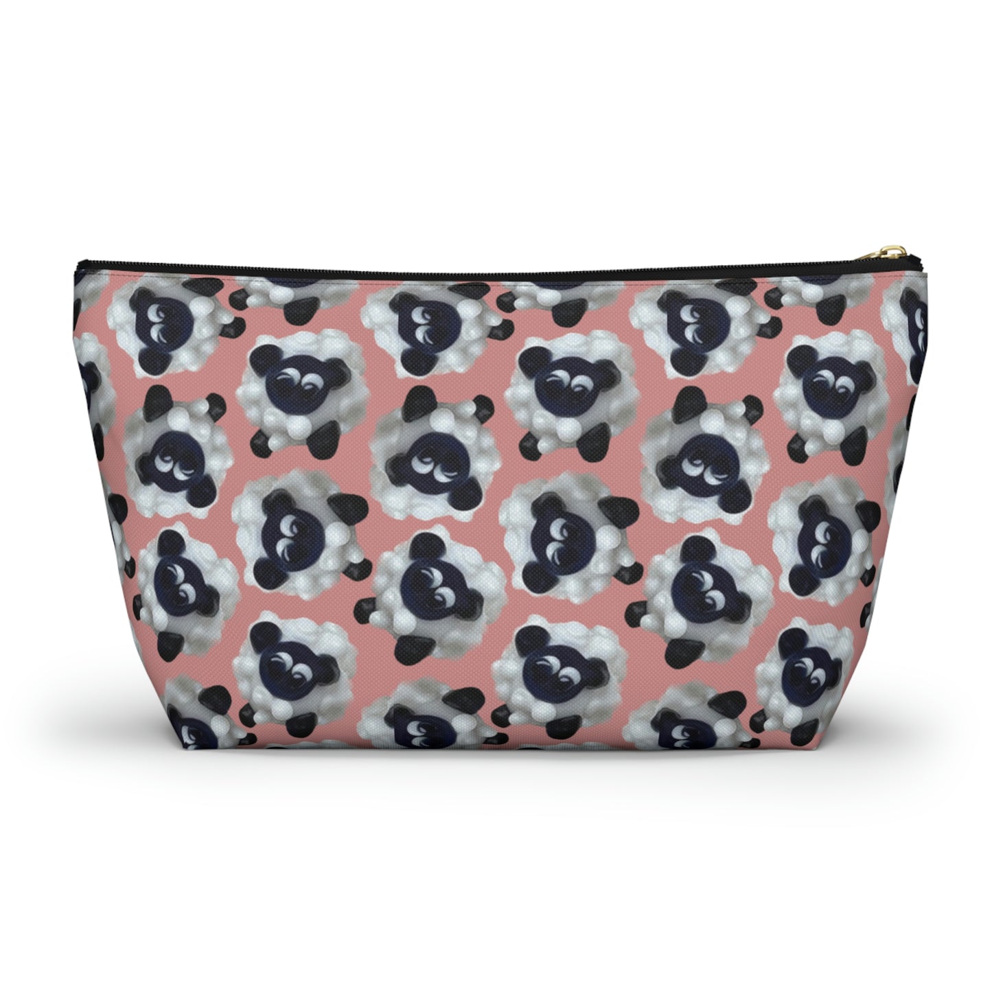 Accessory Pouch Sheep with Pink Background