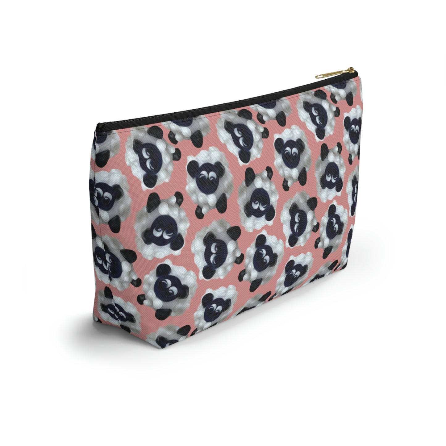 Accessory Pouch Sheep with Pink Background