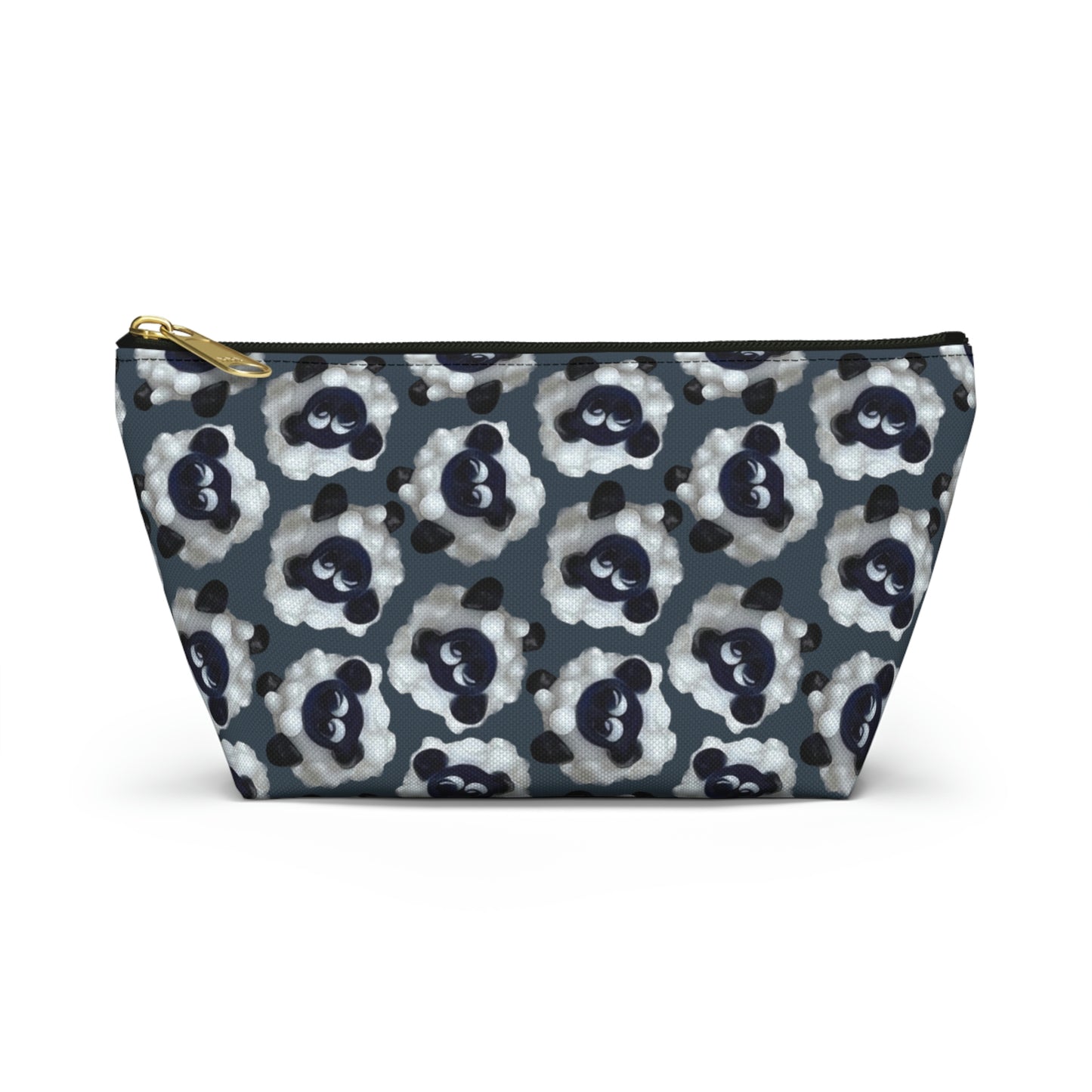Accessory Pouch Sheep with Dark Blue Gray Background