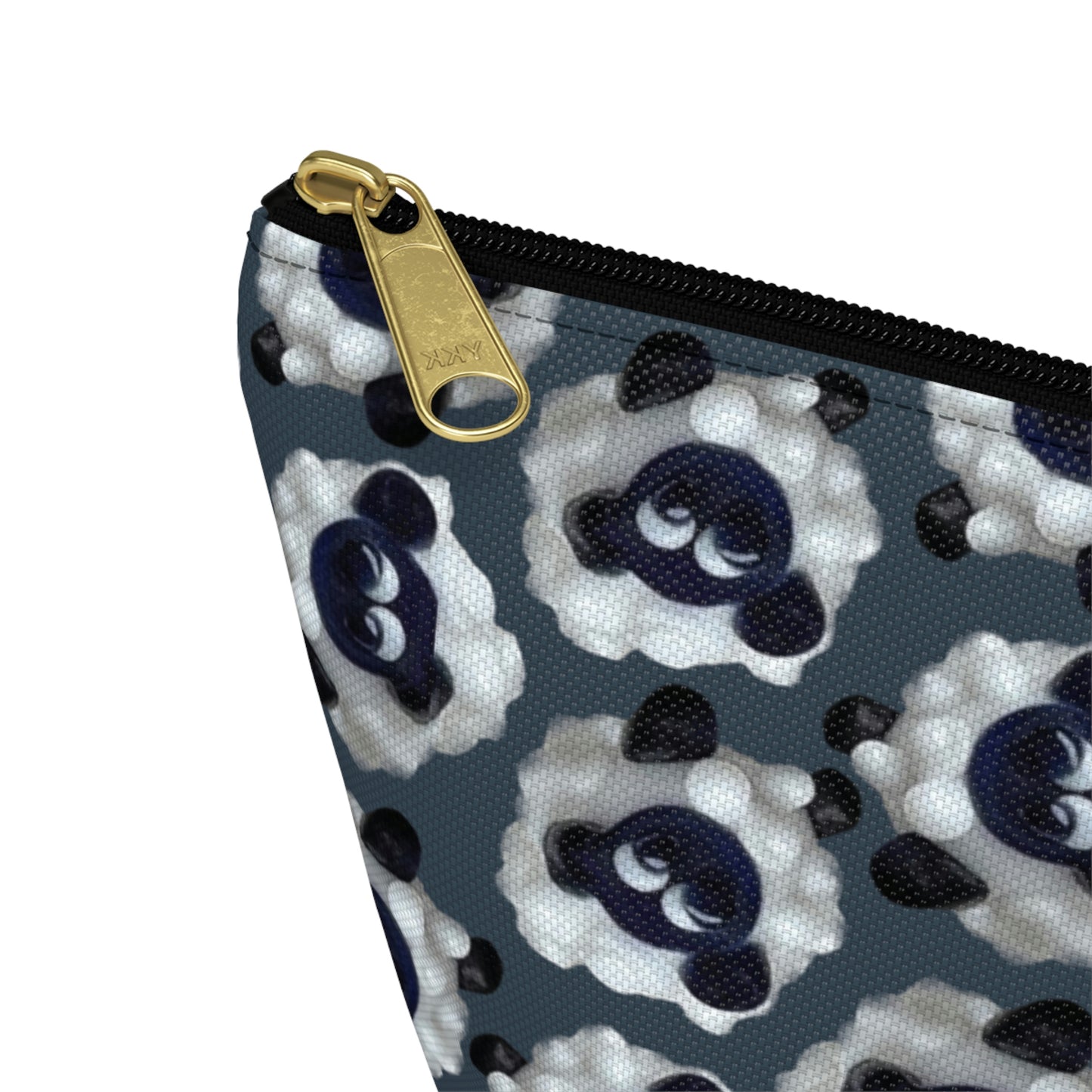 Accessory Pouch Sheep with Dark Blue Gray Background