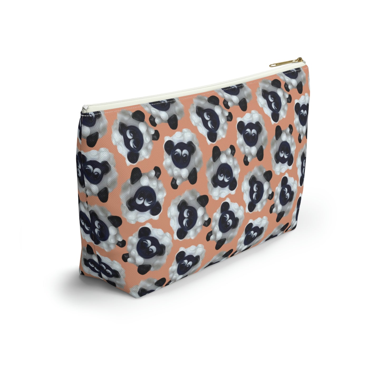 Accessory Pouch Sheep with Apricot Background