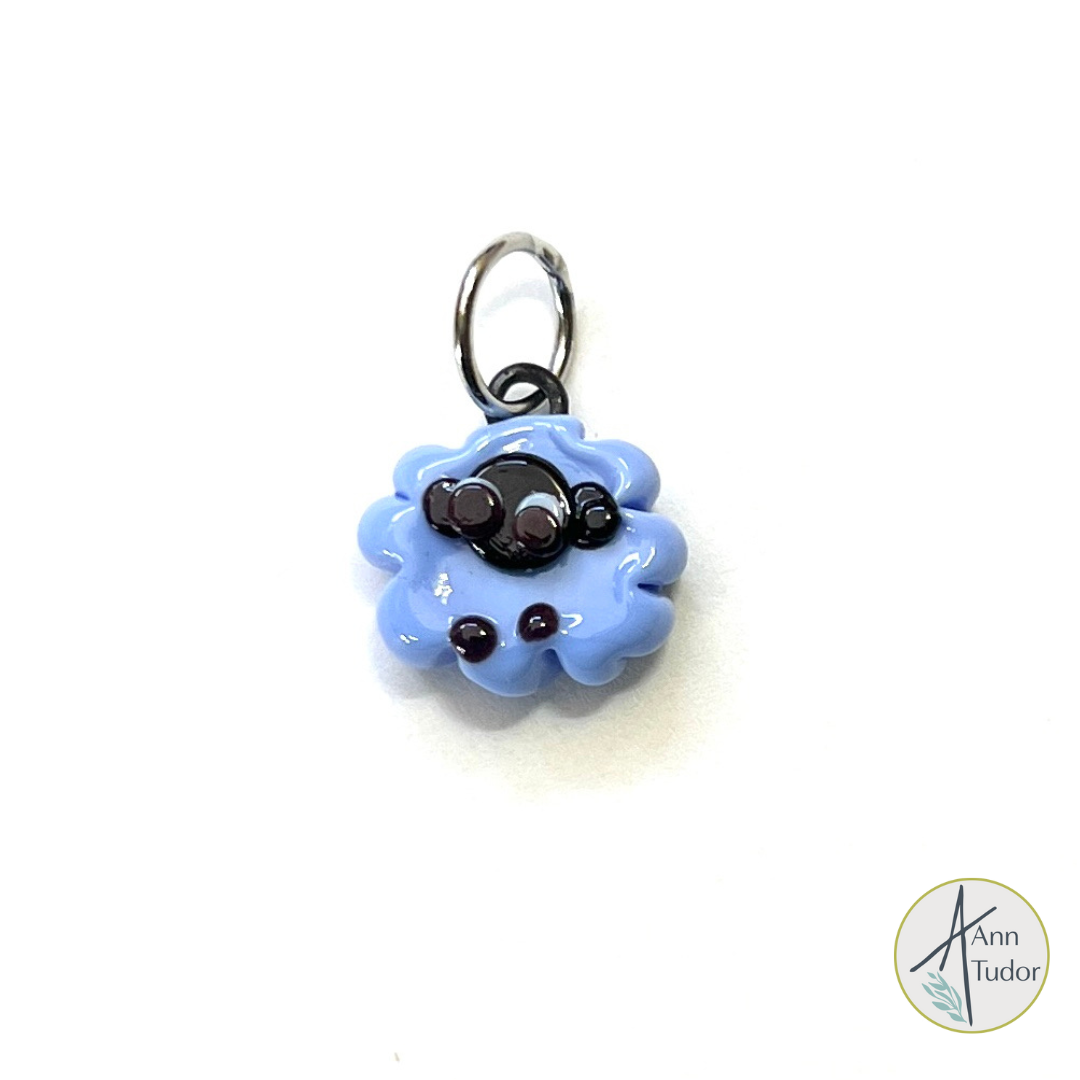 Sheep - Blue Stitch Marker