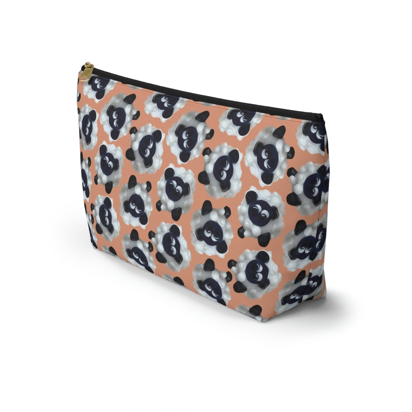 Accessory Pouch Sheep with Apricot Background