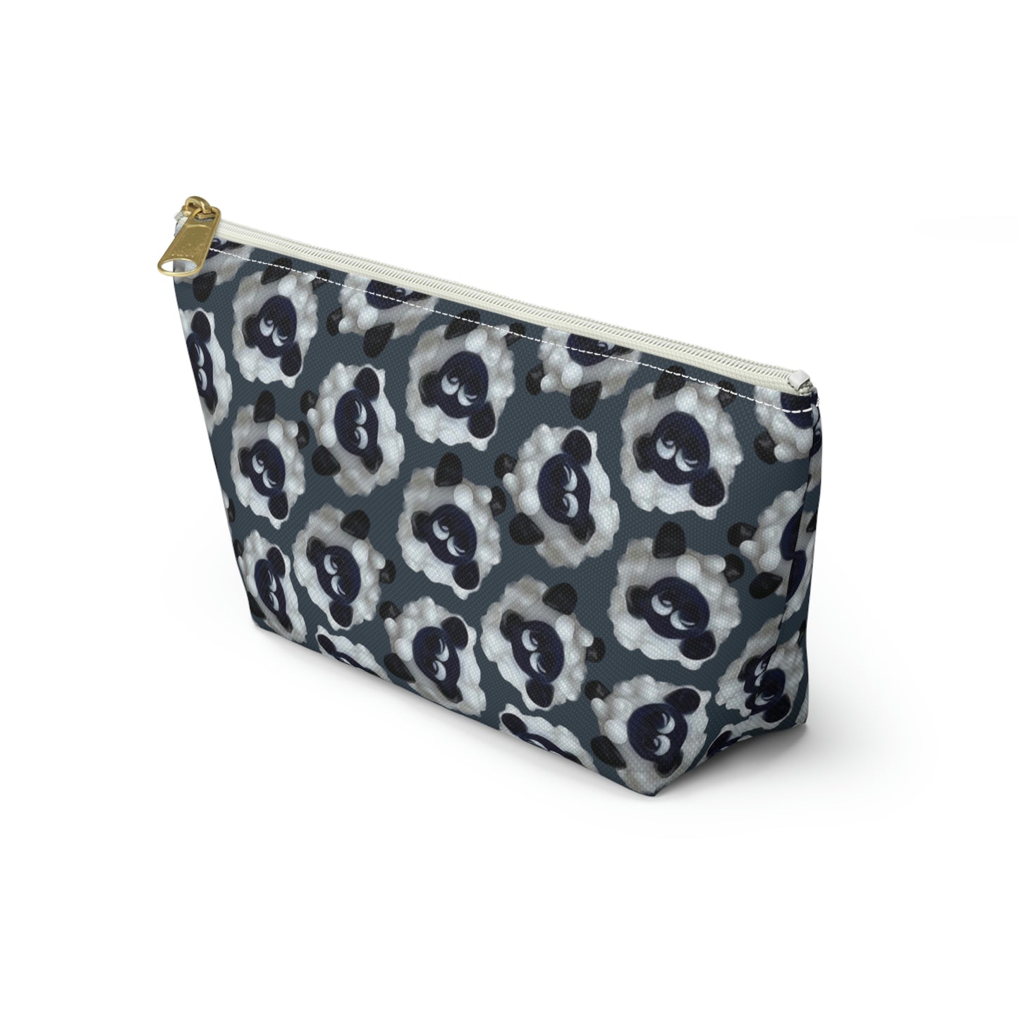 Accessory Pouch Sheep with Dark Blue Gray Background