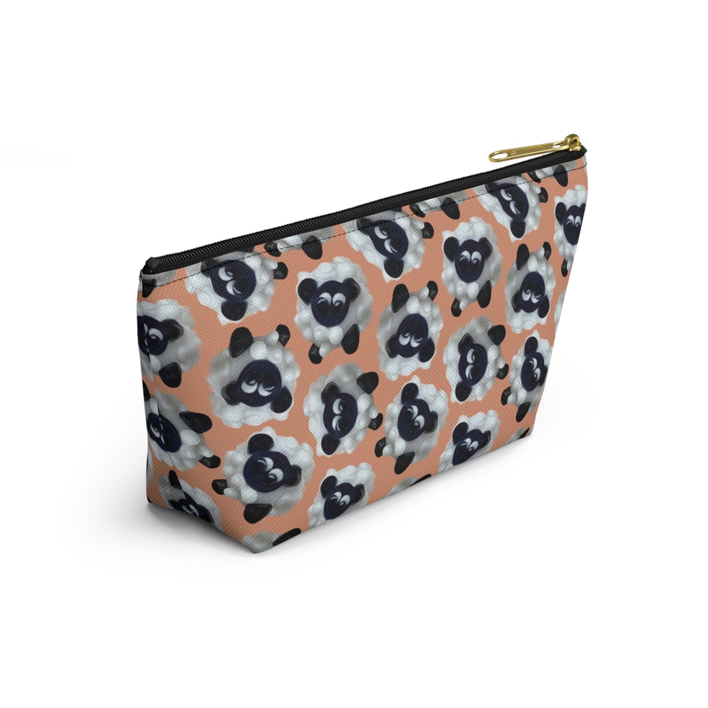 Accessory Pouch Sheep with Apricot Background