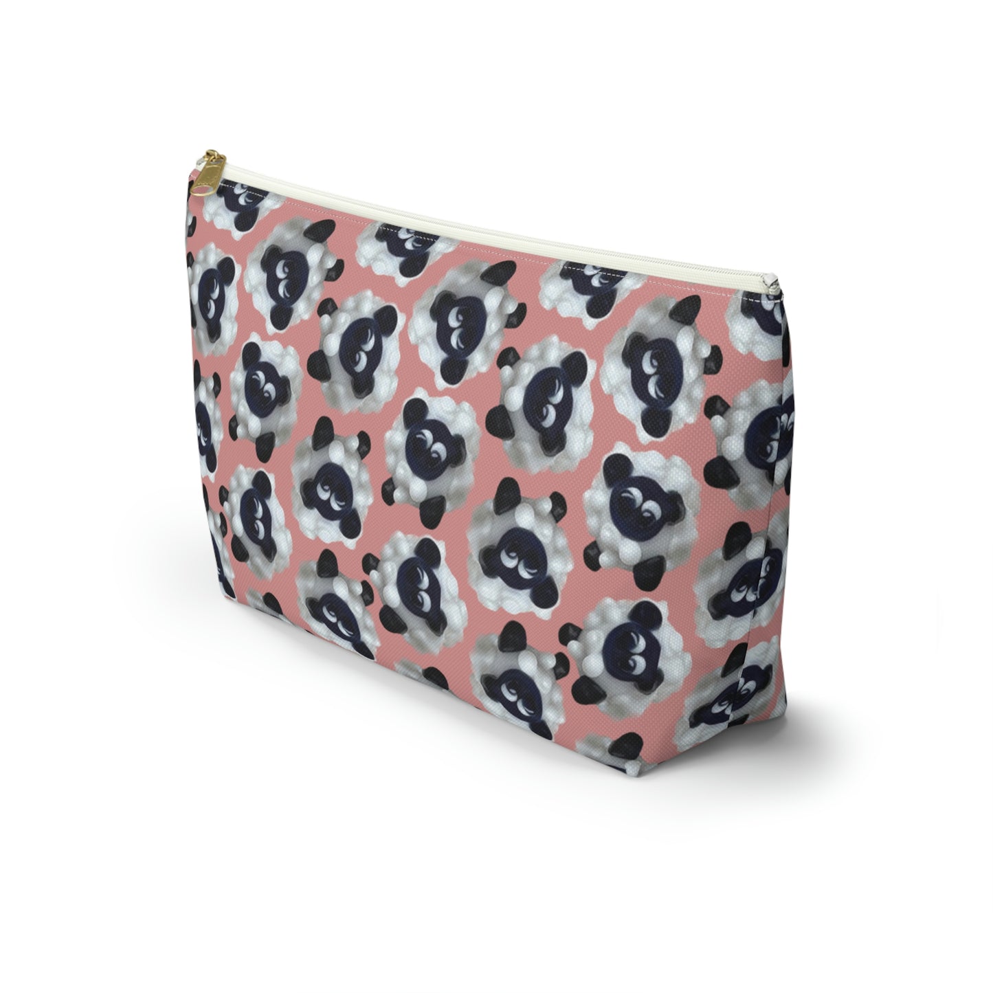 Accessory Pouch Sheep with Pink Background
