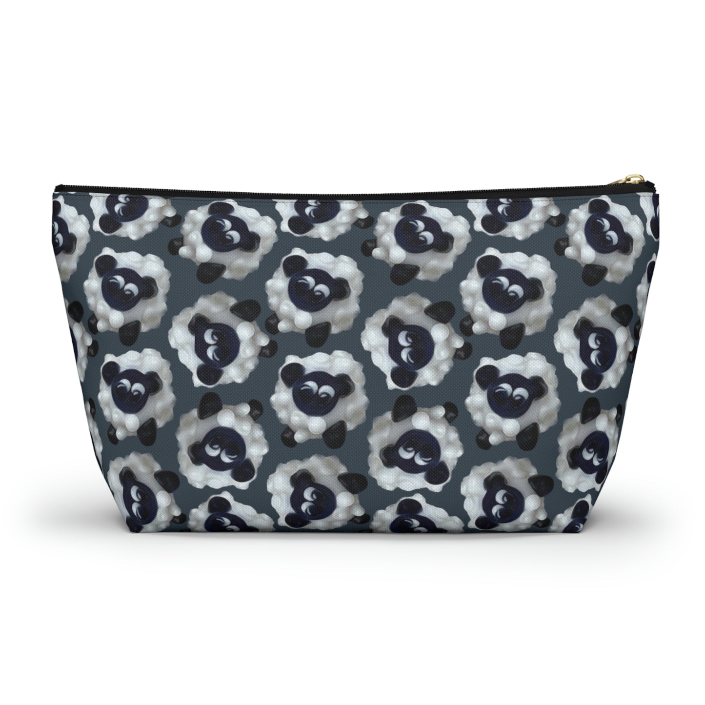 Accessory Pouch Sheep with Dark Blue Gray Background