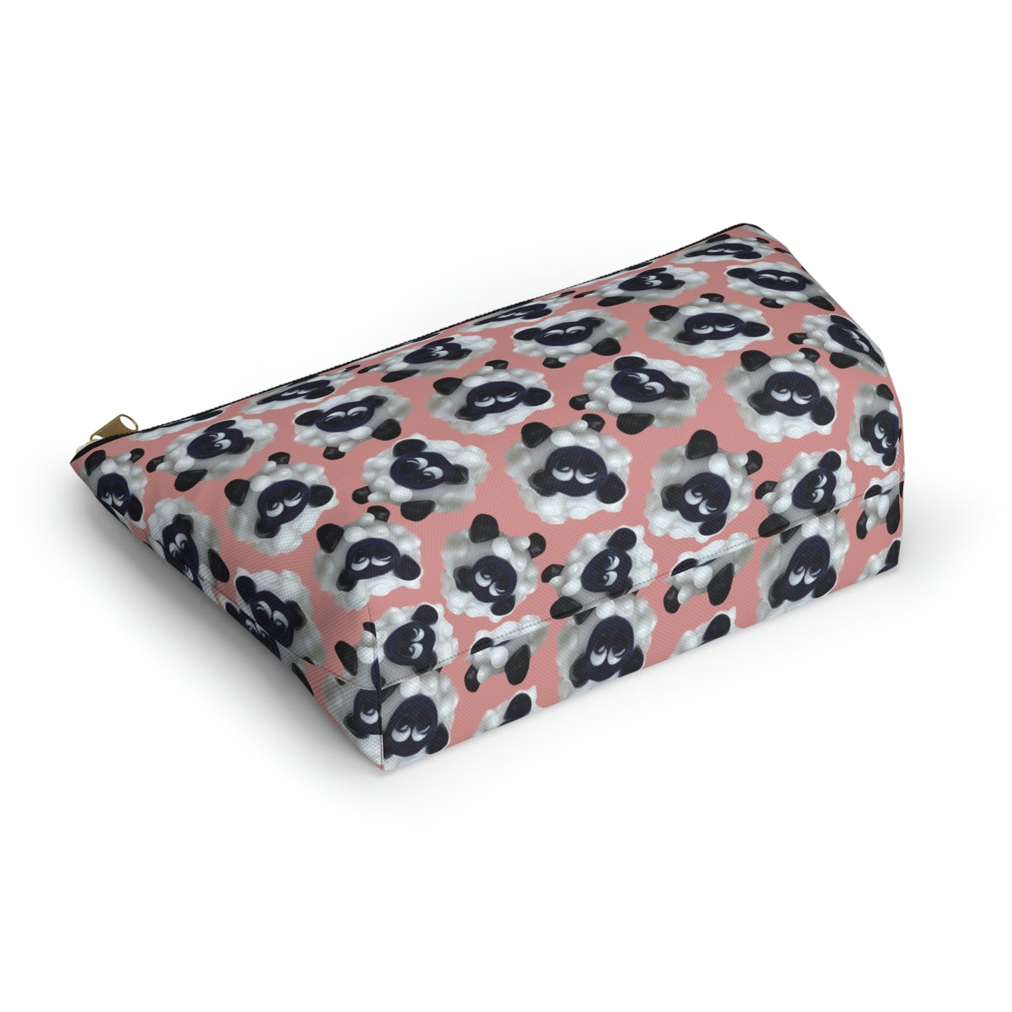 Accessory Pouch Sheep with Pink Background