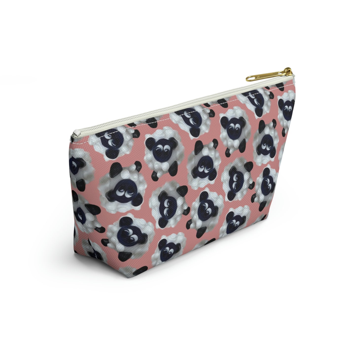 Accessory Pouch Sheep with Pink Background