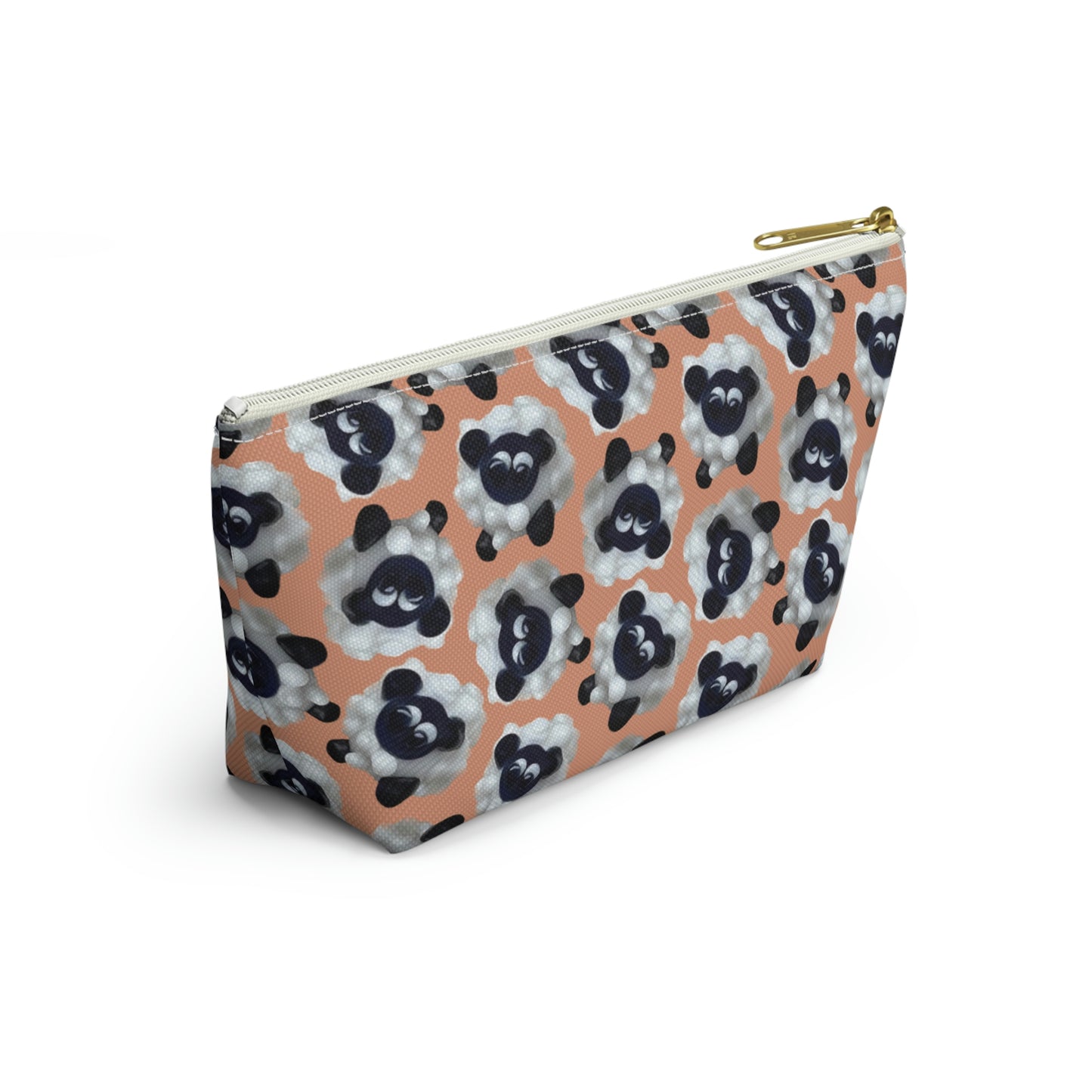 Accessory Pouch Sheep with Apricot Background