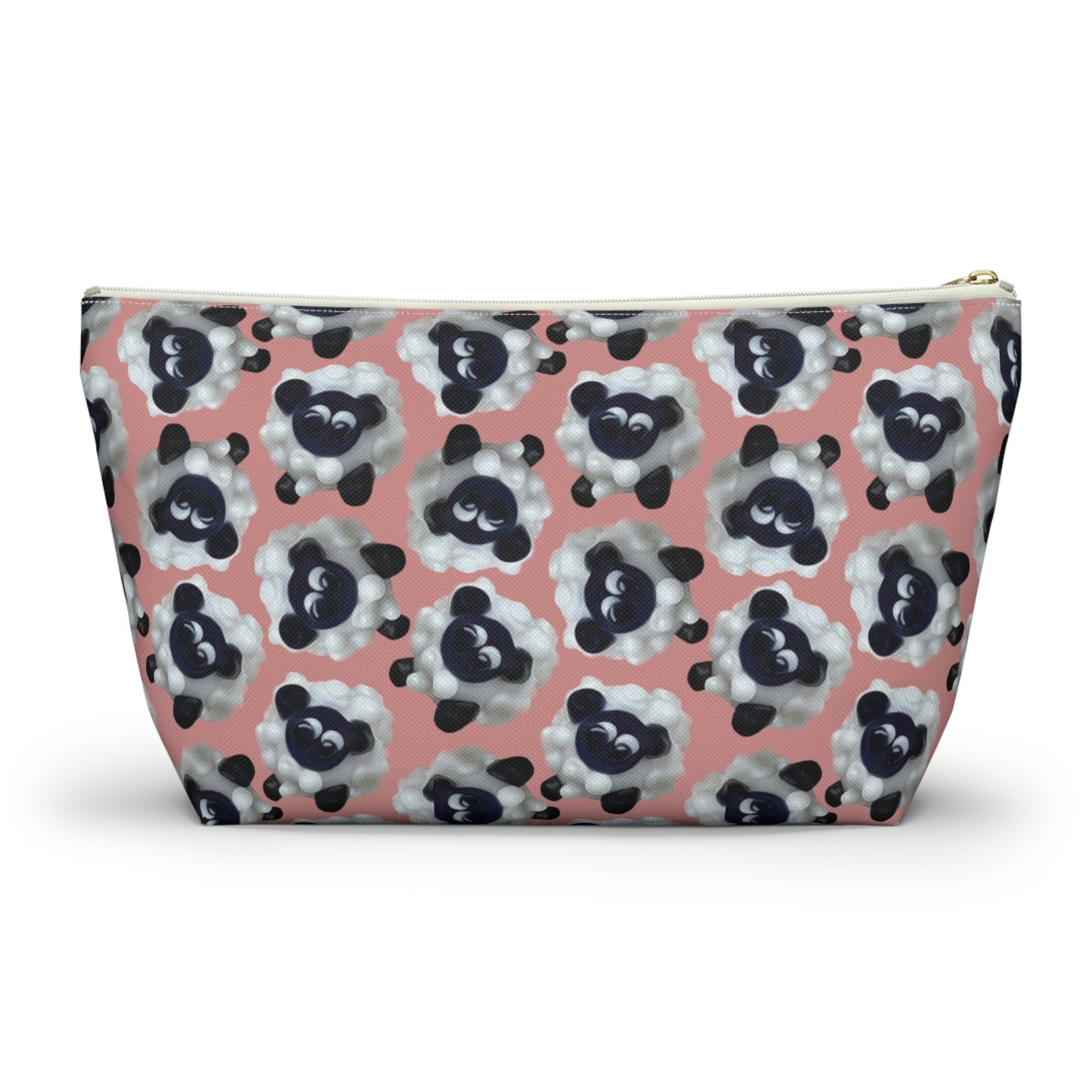 Accessory Pouch Sheep with Pink Background