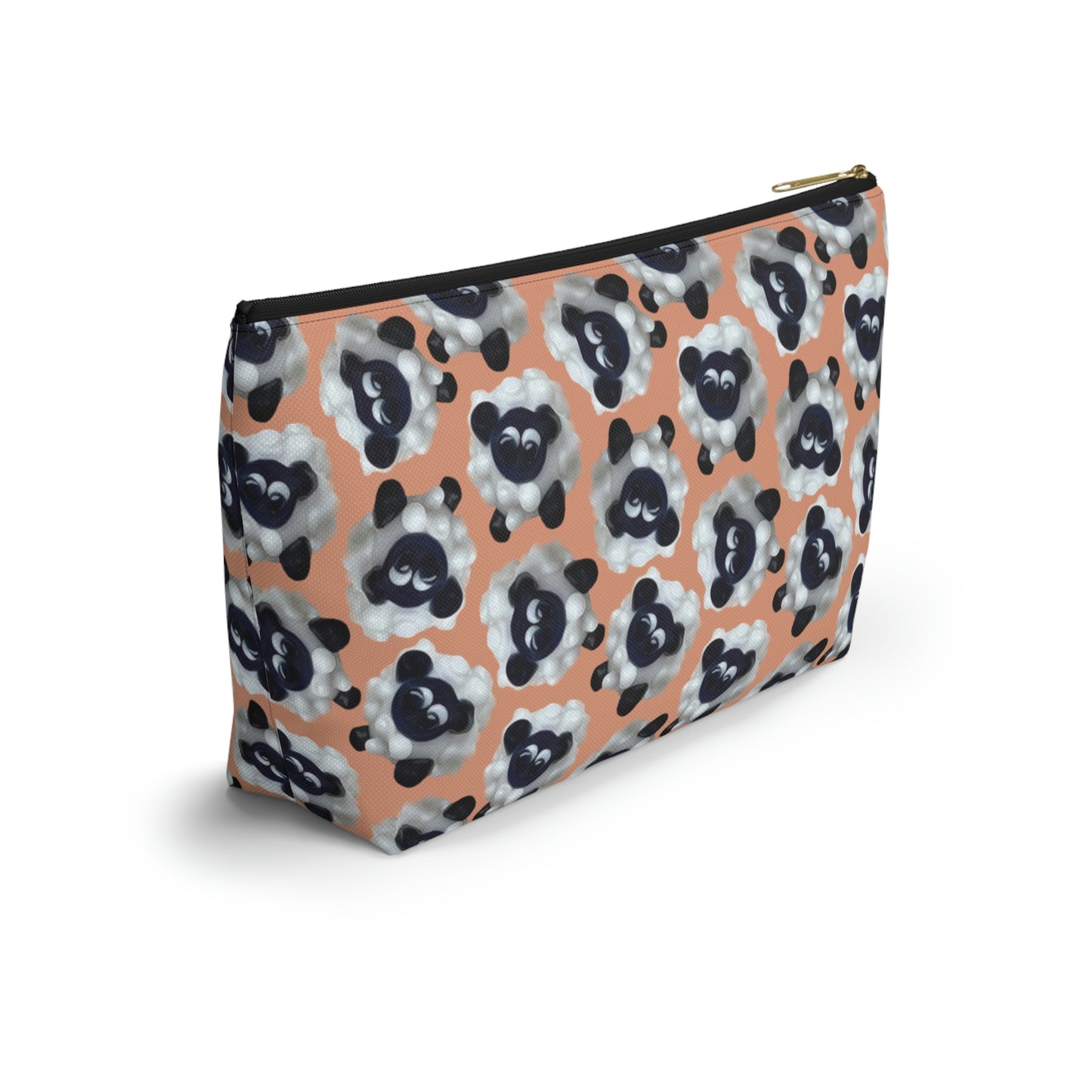 Accessory Pouch Sheep with Apricot Background