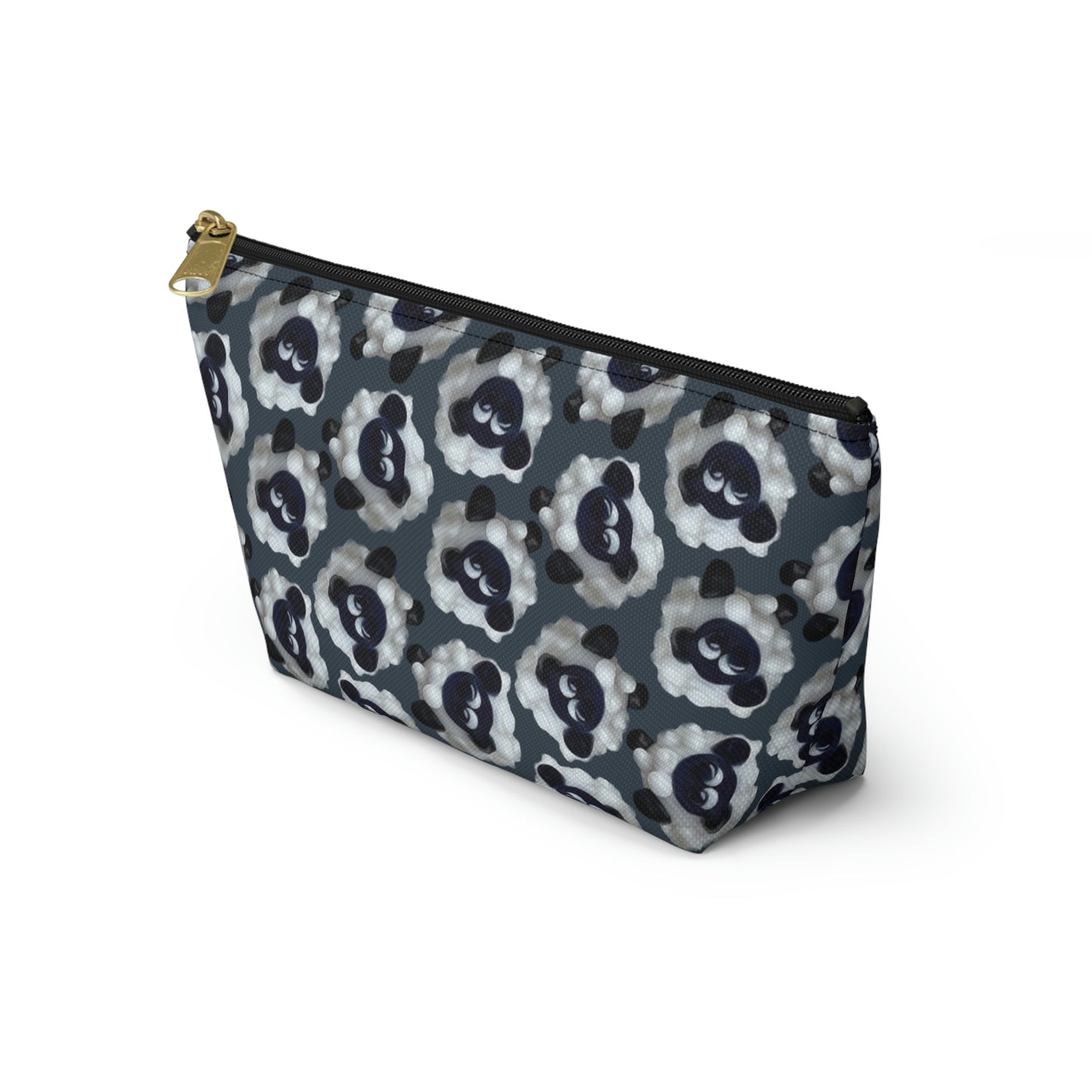 Accessory Pouch Sheep with Dark Blue Gray Background