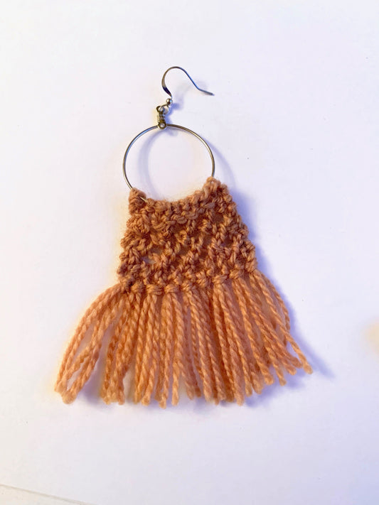 Scrappy Knit Earrings