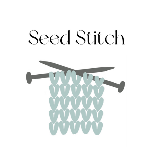 Seed Stitch - Learn to Knit Series