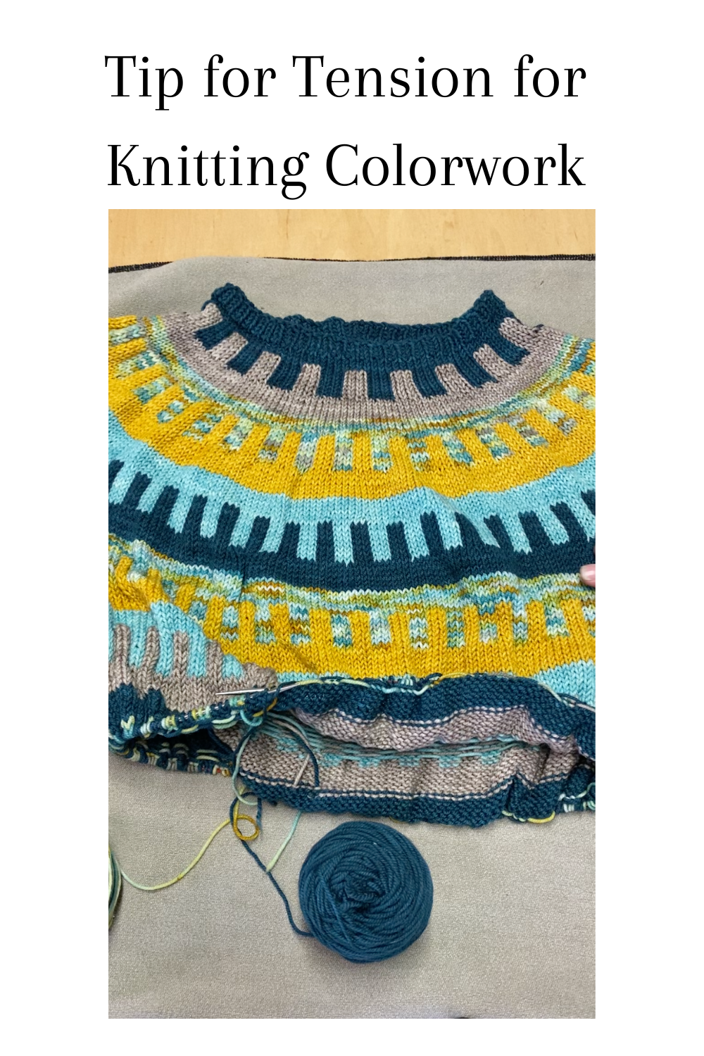 Colorwork Tension Knitting Tip