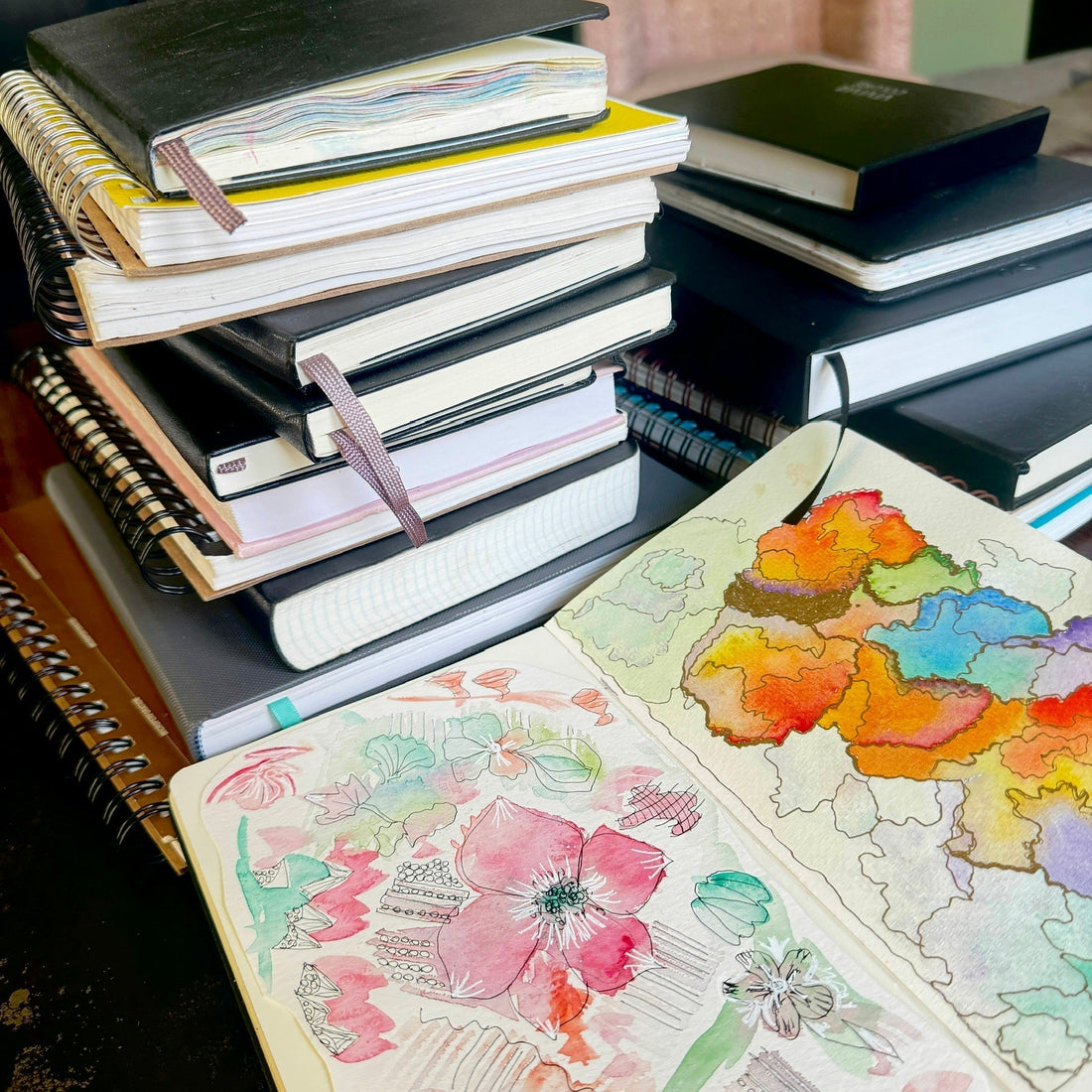 Why start an Art Journal | The Turquoise Iris Journal blog article