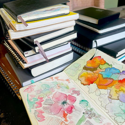 Why start an Art Journal | The Turquoise Iris Journal blog article