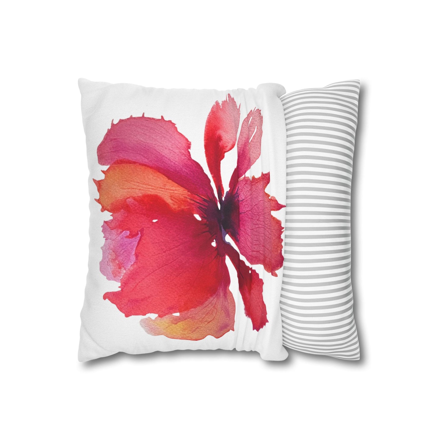 Square Pillowcase / Pillow Cover - Burst of Pink