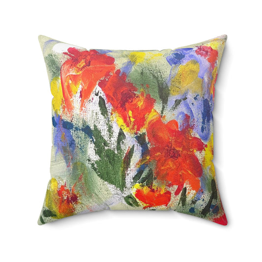 Square Pillow - Through the Garden