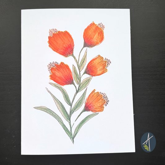 Orange Blossom Notecard