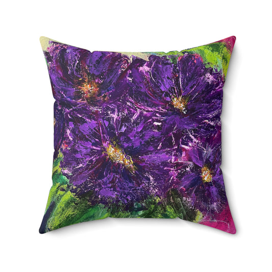 Square Pillow - Wild Amethyst