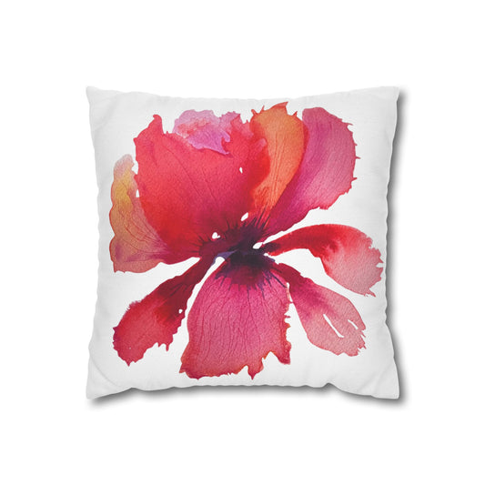 Square Pillowcase / Pillow Cover - Burst of Pink