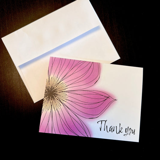 Card - Thank You Floral