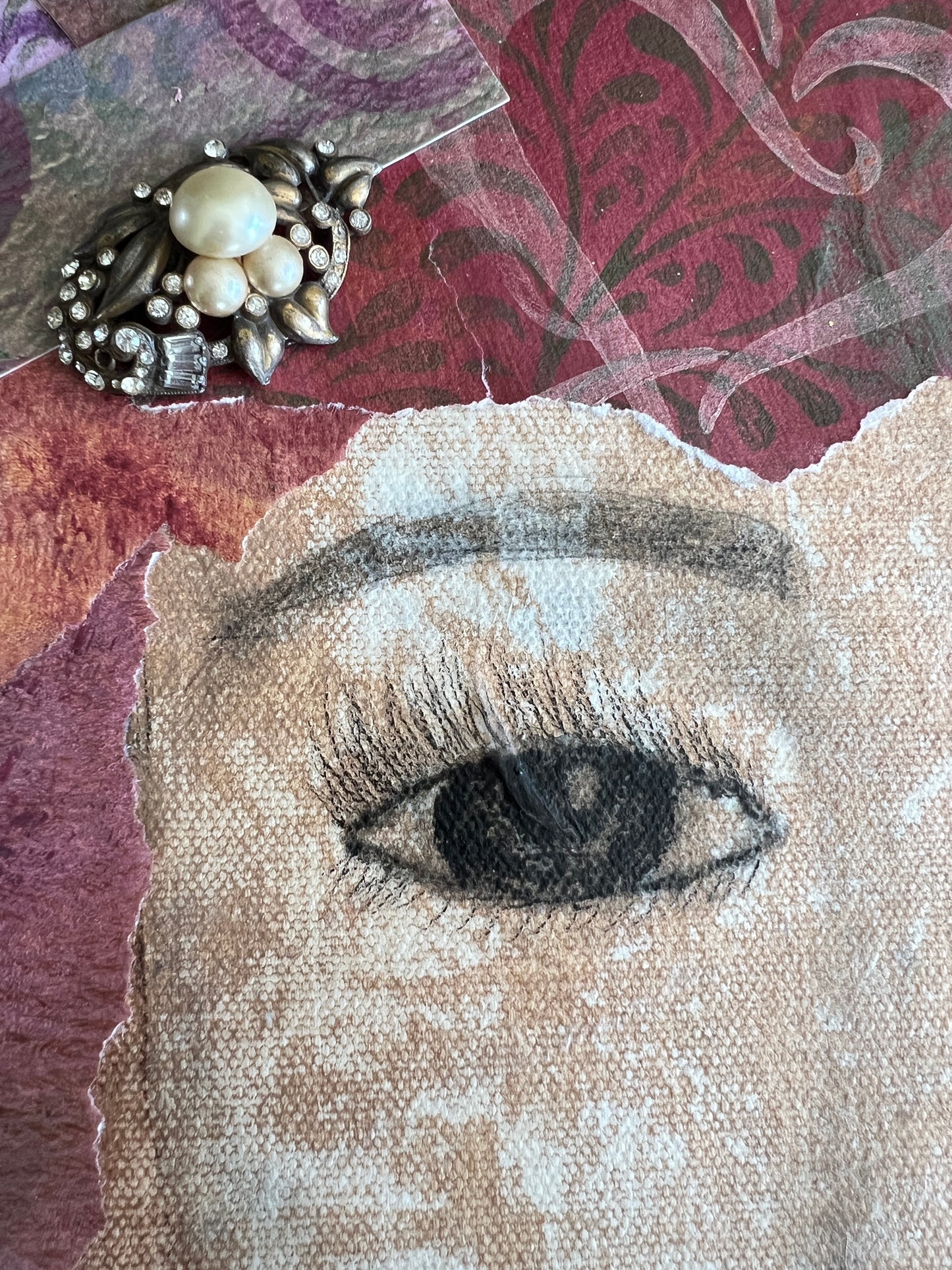Maude- Original Mixed Media Painting