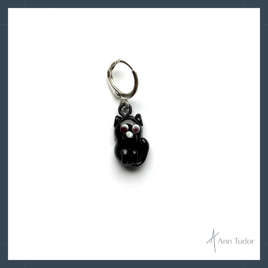 Stitch Marker - Black Cat