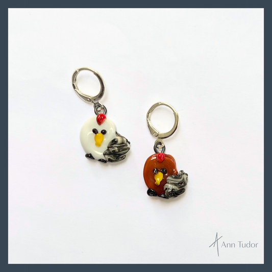 Stitch Markers - Chickens
