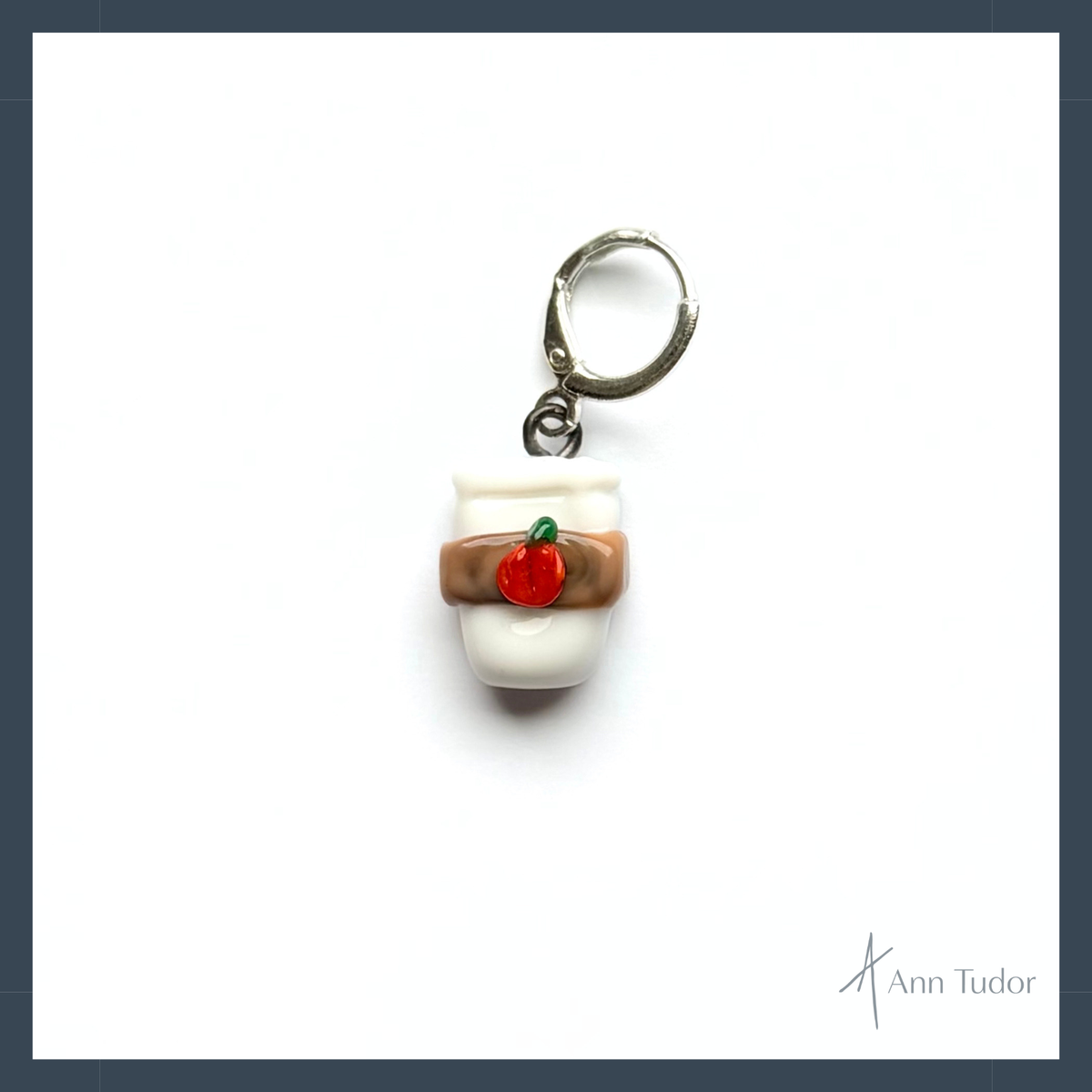Stitch Marker - Pumpkin Spice Latte Cup