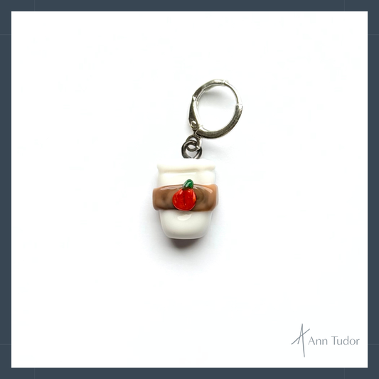 Stitch Marker - Pumpkin Spice Latte Cup