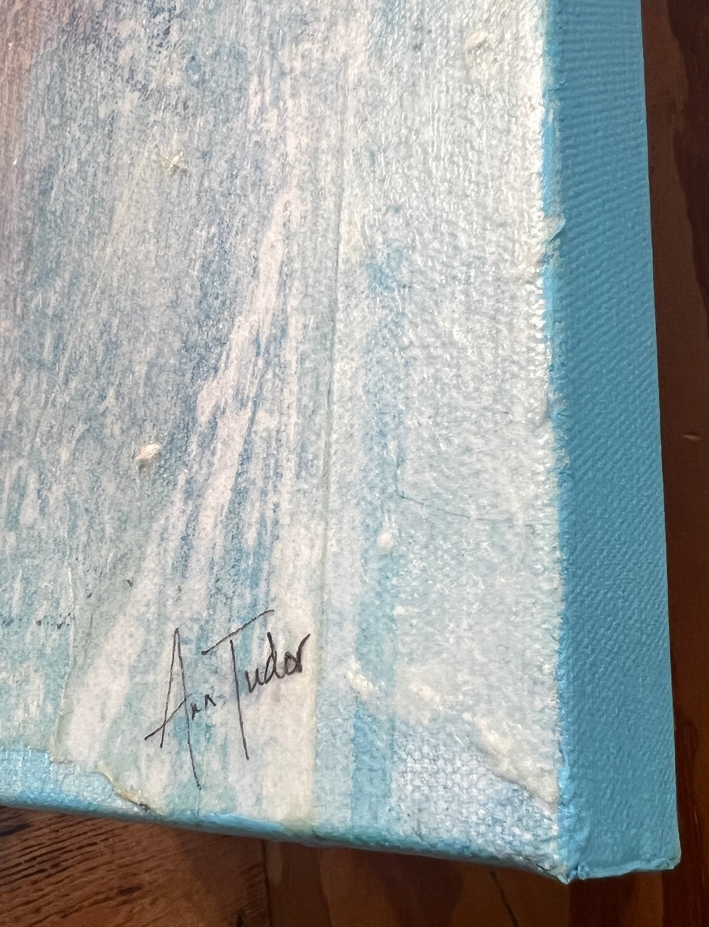 Through The Tears — Original Mixed Media Floral Painting