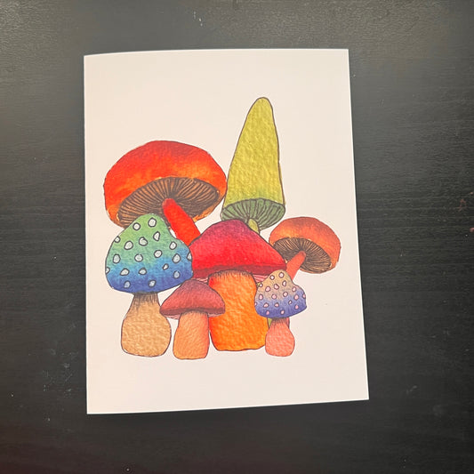 Mushroom Notecard