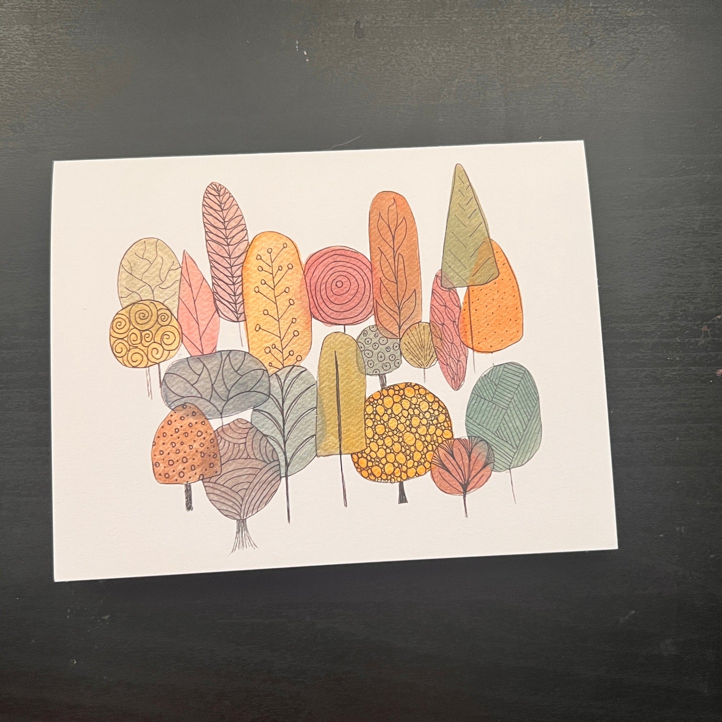 Trees Notecard