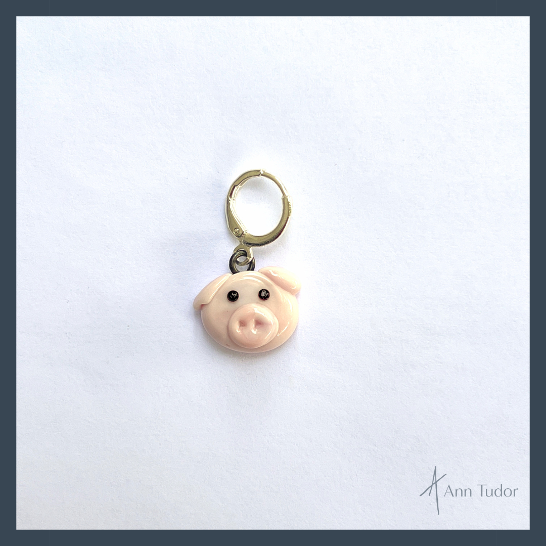 Stitch Markers - Piggy - Both Ends