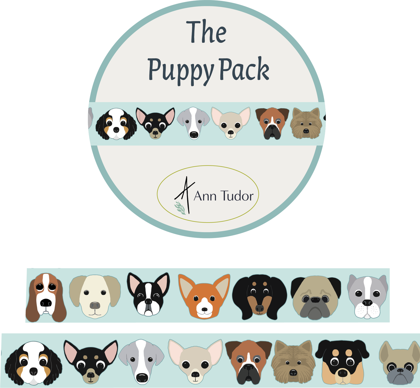 Washi Tape - Puppy Pack