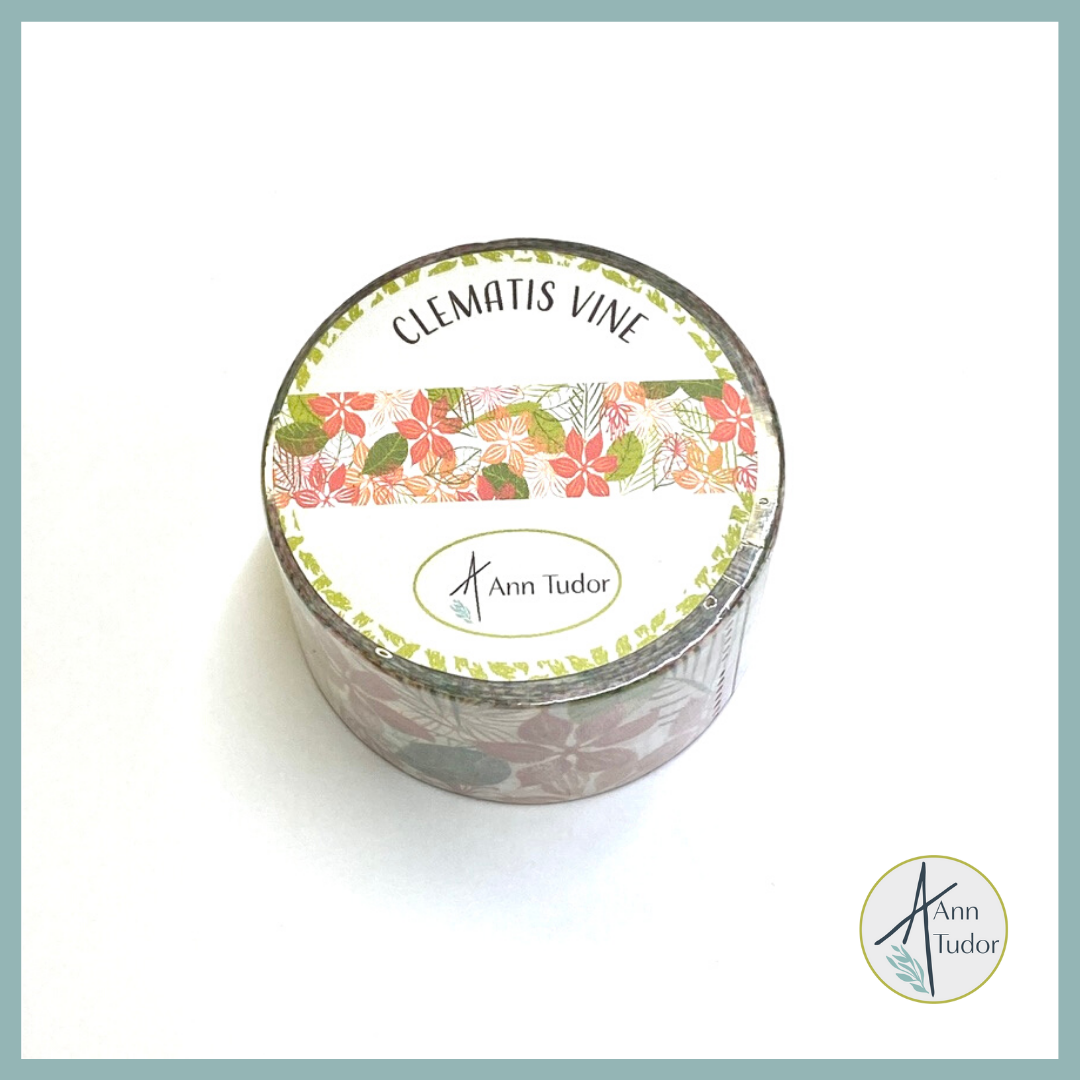 Washi Tape - Clematis Vine