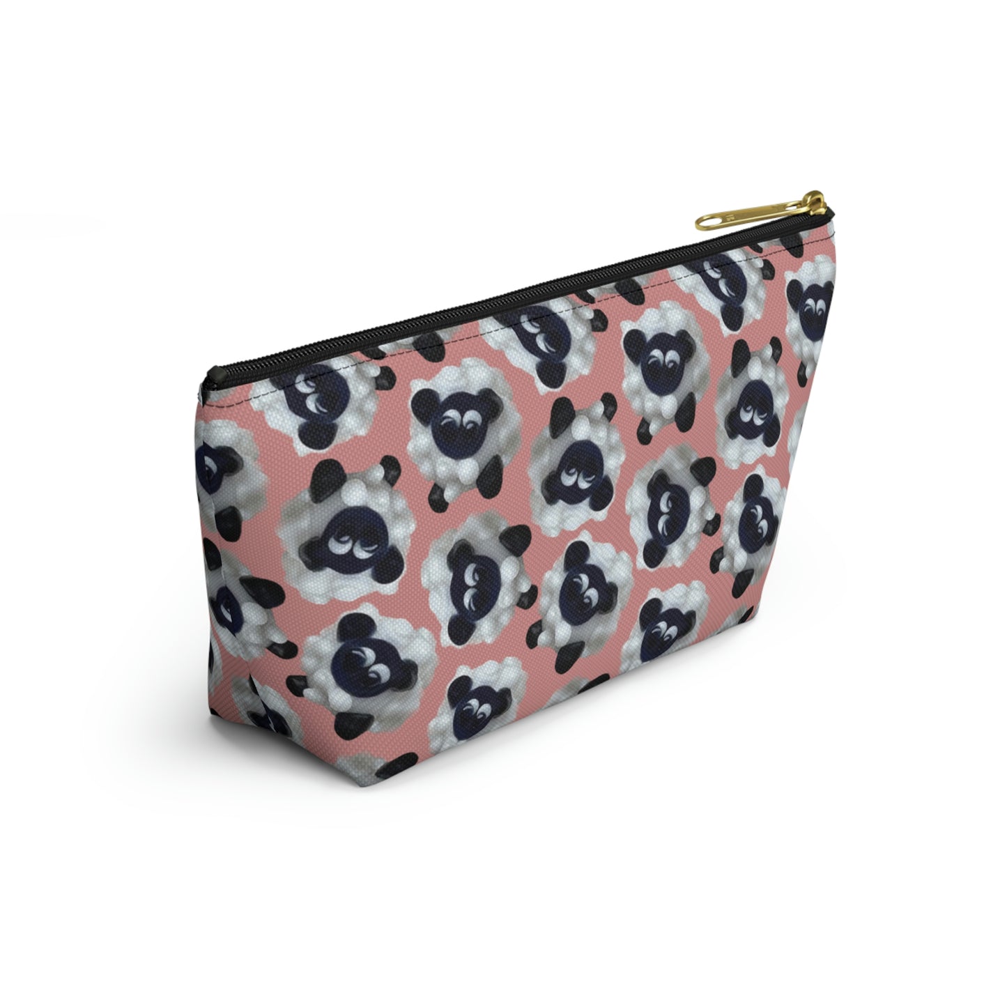 Accessory Pouch Sheep with Pink Background
