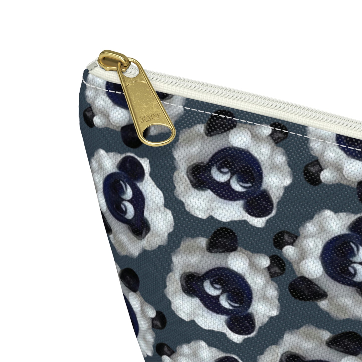 Accessory Pouch Sheep with Dark Blue Gray Background