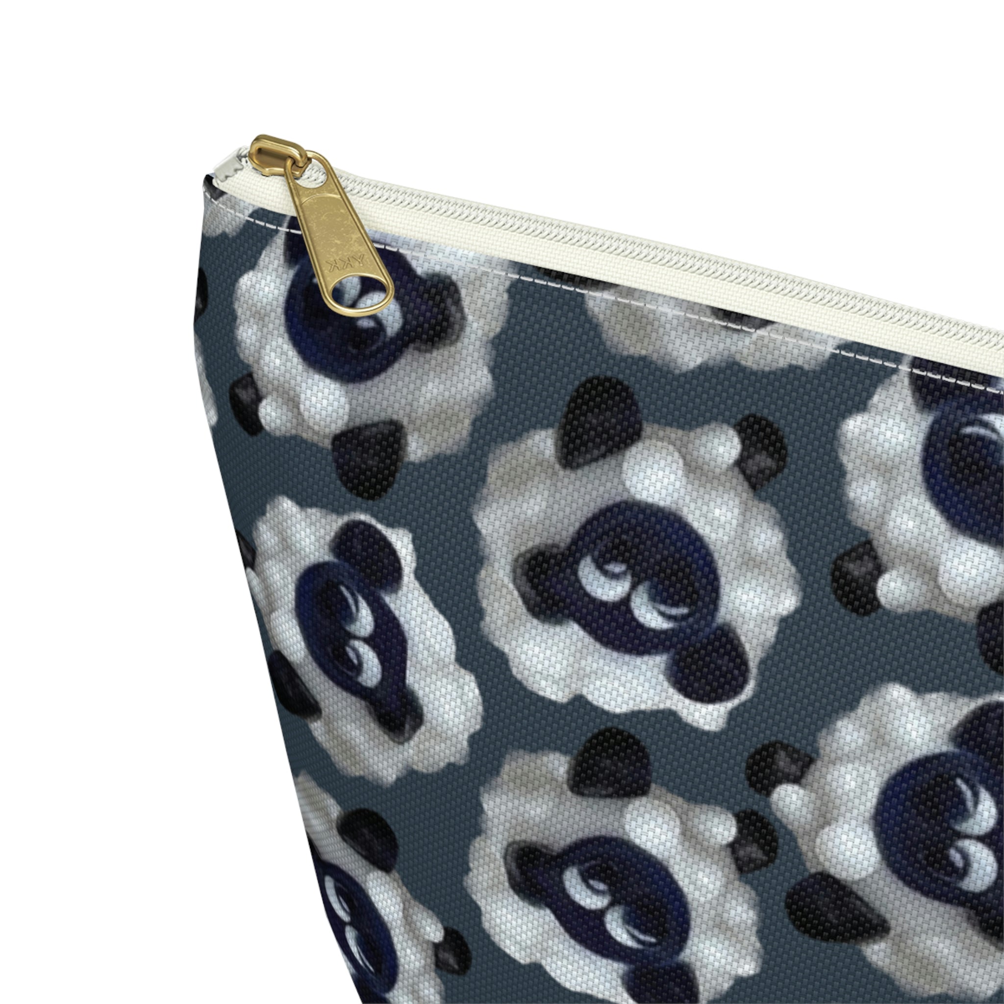 Accessory Pouch Sheep with Dark Blue Gray Background